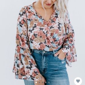Floral bodysuit
